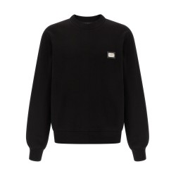 Logo plate sweatshirt
