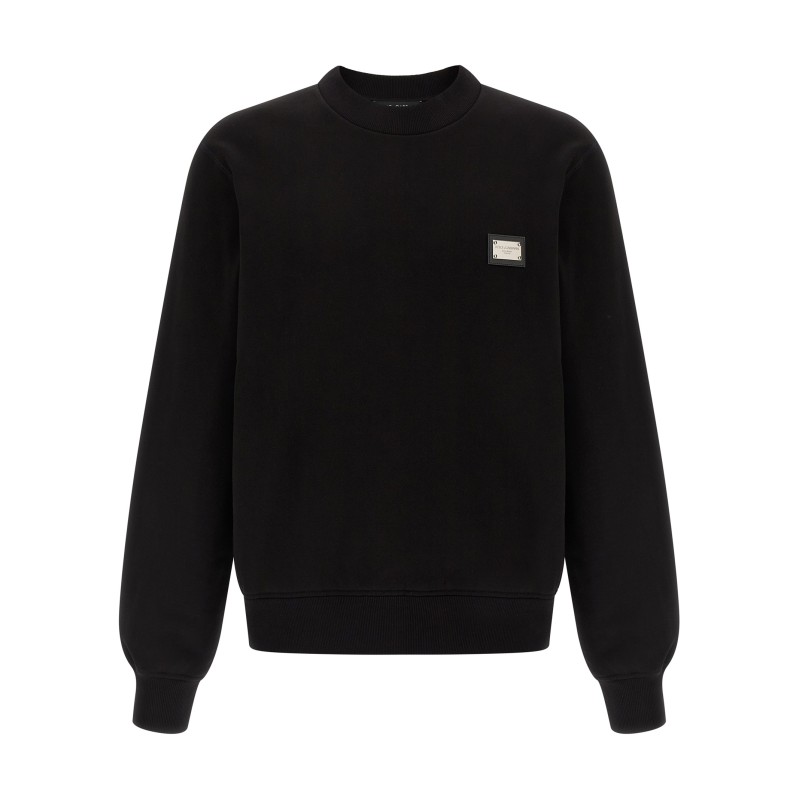 Logo plate sweatshirt