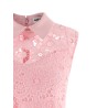'Pink Lace collared' dress