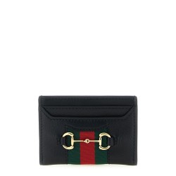 'Web Horsebit Gucci' card holder