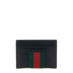 'Web Horsebit Gucci' card holder