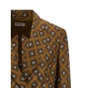 Tie-print blazer