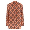 Tie print blazer