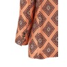 Tie print blazer