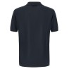 Open collar polo shirt