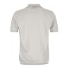 Open collar polo shirt