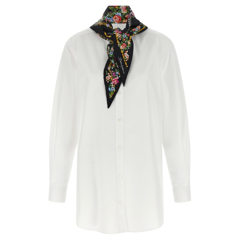 Shirt with scarf