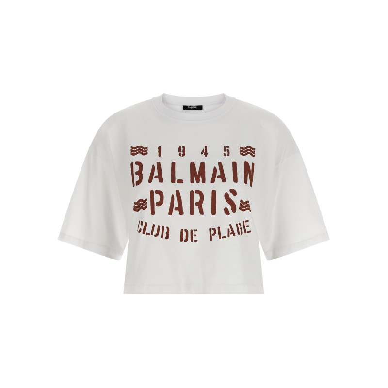 'Plage' print T-shirt