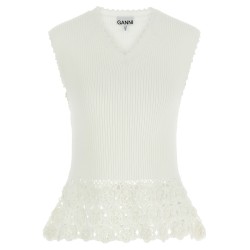 'Cotton Crochet' vest