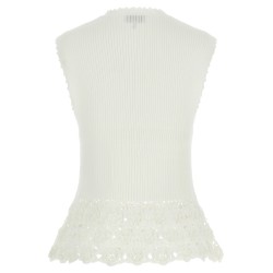 'Cotton Crochet' vest