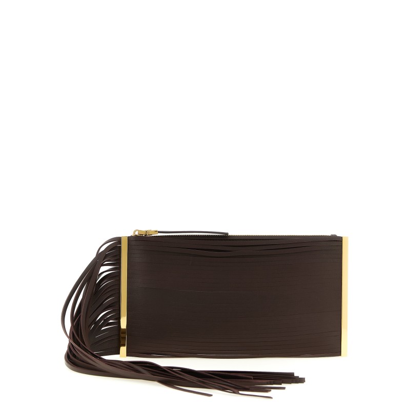 Fringed clutch