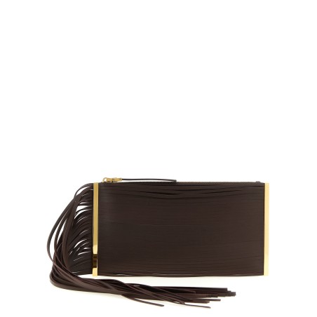 Fringed clutch