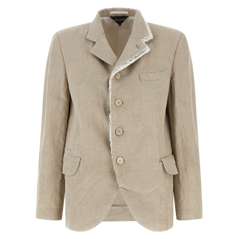 Double layer lapel blazer