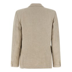Double layer lapel blazer