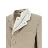 Double layer lapel blazer