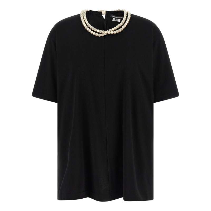 Pearl necklace t-shirt