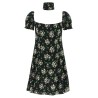 Flower print dress