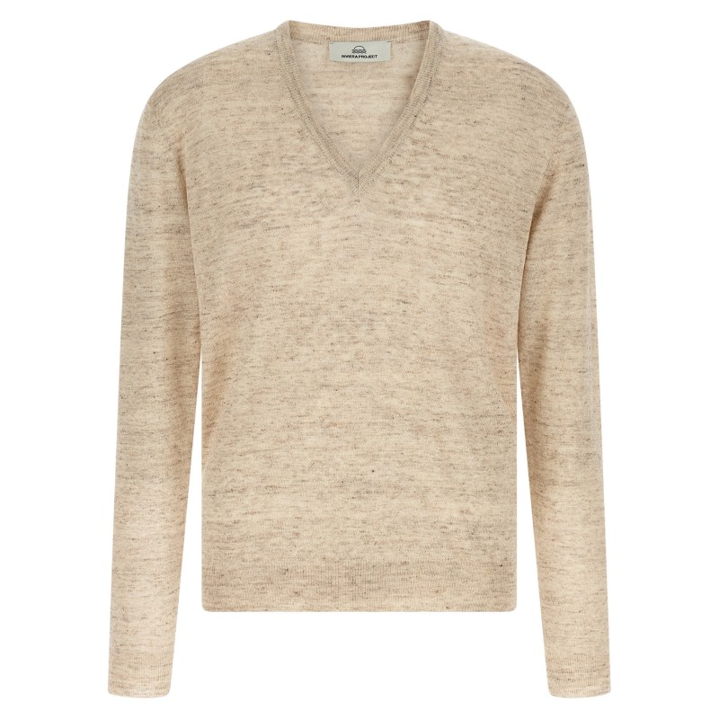 Linen and silk sweater