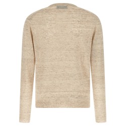 Linen and silk sweater