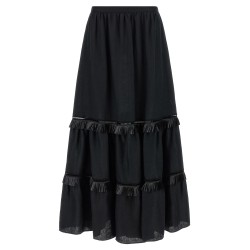 Fringed skirt