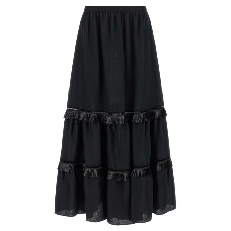 Fringed skirt