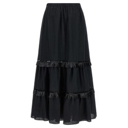 Fringed skirt