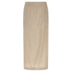 Lamé thread skirt