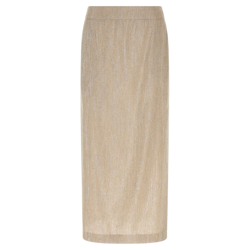 Lamé thread skirt