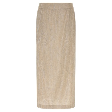 Lamé thread skirt
