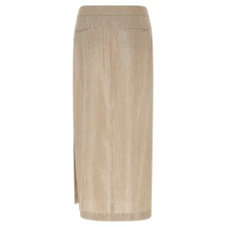 Lamé thread skirt
