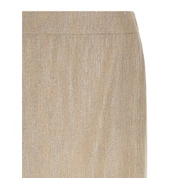 Lamé thread skirt