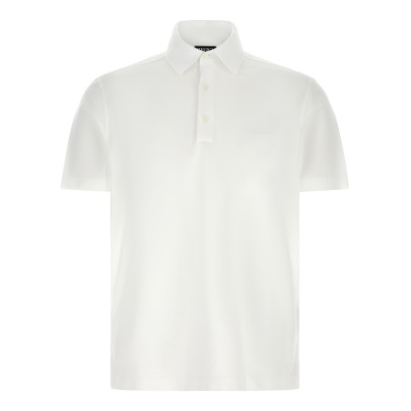 Piqué cotton polo shirt
