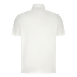 Piqué cotton polo shirt
