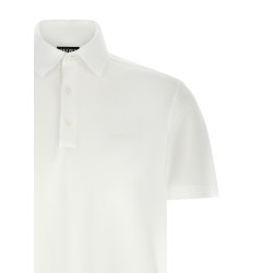 Piqué cotton polo shirt