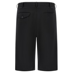 Zip bermuda shorts