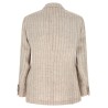 Pinstripe twill blazer