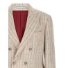 Pinstripe twill blazer
