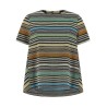 Lamé stripes t-shirt