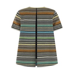Lamé stripes t-shirt