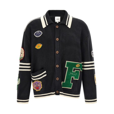 'Fin Varsity' cardigan