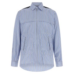 Denim insert shirt