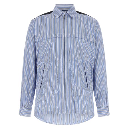 Denim insert shirt