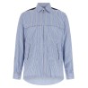 Denim insert shirt