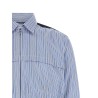 Denim insert shirt