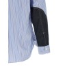 Denim insert shirt