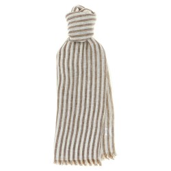 'Sparkling' linen scarf