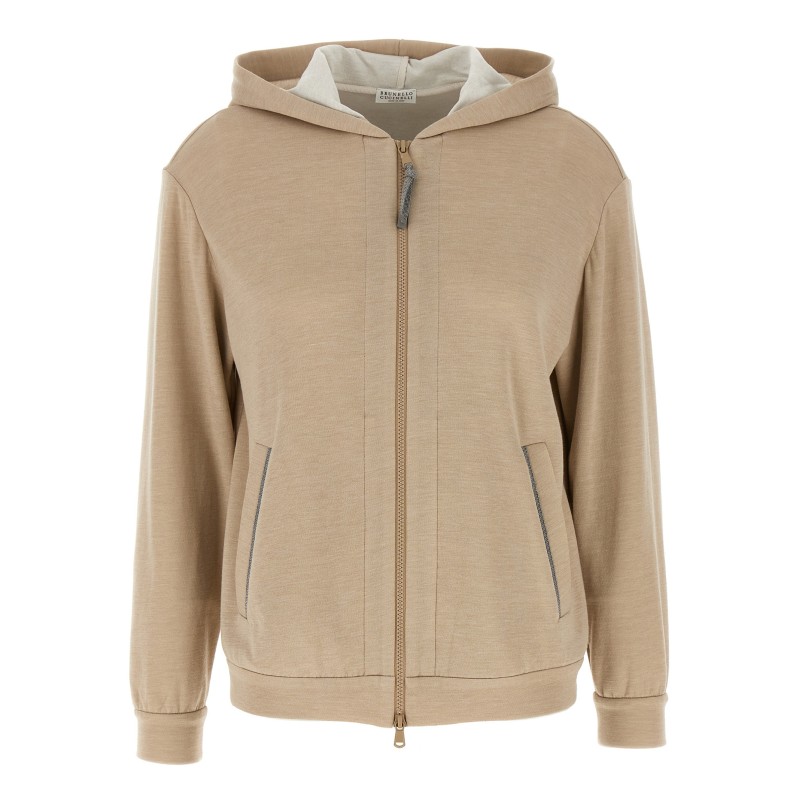 'Precious Zipper Pull' hoodie