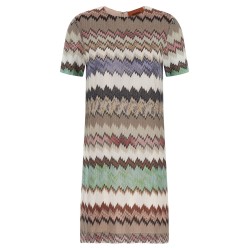Lamé viscose dress