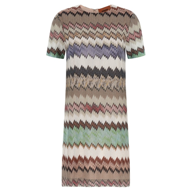 Lamé viscose dress