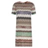 Lamé viscose dress